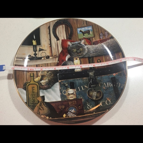 đź’ĄBOGOđź’Ą Purr-fect Decorative Plate Cats - Picture 6 of 9
